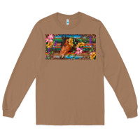 Toasted Coconut Brown horse with flowers and leopard Long Sleeve Tee - RanaPortraitStore