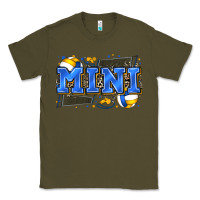 Army Green mini volleyball Classic Tee - Zillion Design Studio