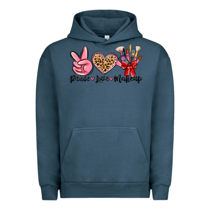 Peace Love Makeup Urban Hoodie by MaliasSmallBusiness | Teevron