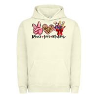 Pigment Pistachio peace love makeup Urban Hoodie - MaliasSmallBusiness