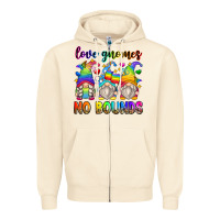 Sandshell love gnomes no bounds Zipper Hoodie - Zillion Design Studio