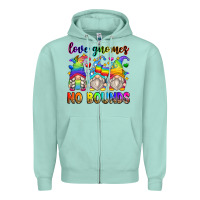 Love Gnomes No Bounds Zipper Hoodie | Teevron