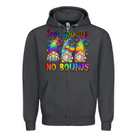Smoke love gnomes no bounds Zipper Hoodie - Zillion Design Studio