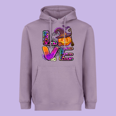 Halloween Love Heavyweight Hoodie Designed By Adodesignshop