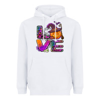 White halloween love Heavyweight Hoodie - AdoDesignShop