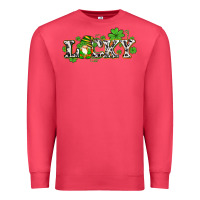 Cardinal lucky with gnome and  shamrocks Premium Sweatshirt - AdoDesignShop