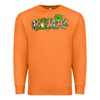 Carrot lucky with gnome and  shamrocks Premium Sweatshirt - AdoDesignShop