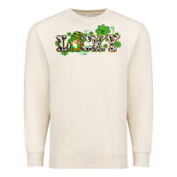 Sandshell lucky with gnome and  shamrocks Premium Sweatshirt - AdoDesignShop