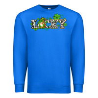 True Royal lucky with gnome and  shamrocks Premium Sweatshirt - AdoDesignShop