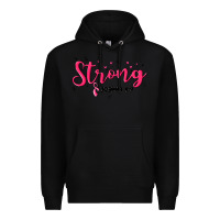 Black strong joshua 1 9 Premium Hoodie - MaliasSmallBusiness