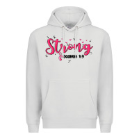 Dove Grey strong joshua 1 9 Premium Hoodie - MaliasSmallBusiness