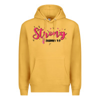 Mustard strong joshua 1 9 Premium Hoodie - MaliasSmallBusiness