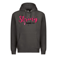 Smoke strong joshua 1 9 Premium Hoodie - MaliasSmallBusiness