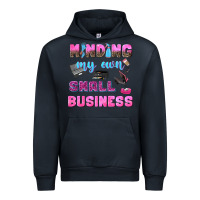 Navy mind my own small business Urban Hoodie - NancyCooperArtShop