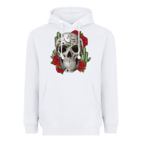 White skull cactus Heavyweight Hoodie - JahusDesignShop