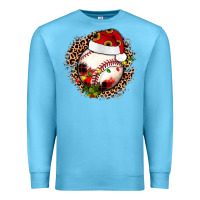 Ocean Blue Christmas baseball Premium Sweatshirt - JahusDesignShop