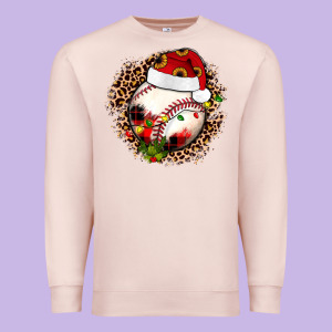 Christmas Baseball Premium Sweatshirt Designed By Jahusdesignshop