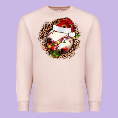 Christmas Baseball Premium Sweatshirt Designed By Jahusdesignshop