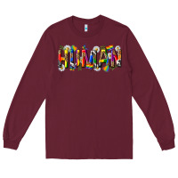 Burgundy pride human Long Sleeve Tee - texasbilliewilder