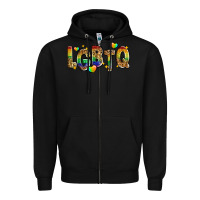 Black lgbtq Zipper Hoodie - Zillion Design Studio