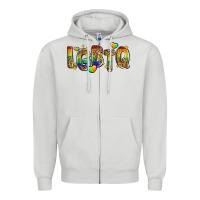 Dove Grey lgbtq Zipper Hoodie - Zillion Design Studio