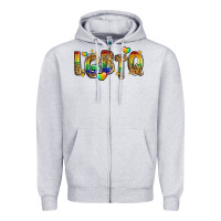 Heather Grey lgbtq Zipper Hoodie - Zillion Design Studio