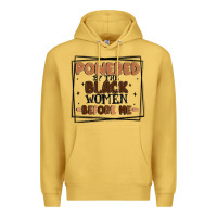 Antique Gold powered by the black women before me Premium Hoodie - MaliasSmallBusiness