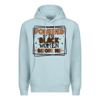 Blue Mist powered by the black women before me Premium Hoodie - MaliasSmallBusiness