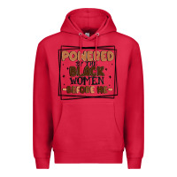 Cardinal powered by the black women before me Premium Hoodie - MaliasSmallBusiness