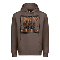 Coffee powered by the black women before me Premium Hoodie - MaliasSmallBusiness