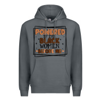 Rock powered by the black women before me Premium Hoodie - MaliasSmallBusiness