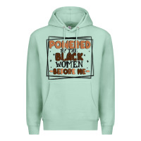 Seafoam powered by the black women before me Premium Hoodie - MaliasSmallBusiness
