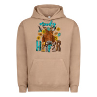 Pigment Burro moody cow Urban Hoodie - NancyCooperArtShop