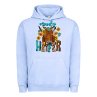 Pigment Grape Ice moody cow Urban Hoodie - NancyCooperArtShop