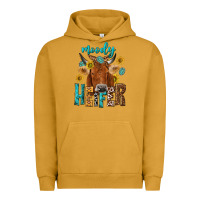 Pigment Peanut Butter moody cow Urban Hoodie - NancyCooperArtShop