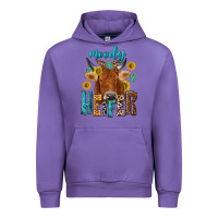 Tulip moody cow Urban Hoodie - NancyCooperArtShop