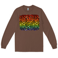Chestnut pride leopard background lgbt Long Sleeve Tee - texasbilliewilder