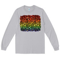 Moon Dust pride leopard background lgbt Long Sleeve Tee - texasbilliewilder