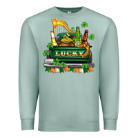 Seafoam lucky truck with flags and beers Premium Sweatshirt - AdoDesignShop