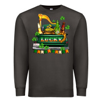 Smoke lucky truck with flags and beers Premium Sweatshirt - AdoDesignShop
