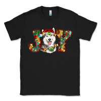 Black husky christmas joy Classic Tee - RanaPortraitStore