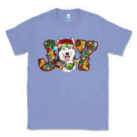 Colony Blue husky christmas joy Classic Tee - RanaPortraitStore