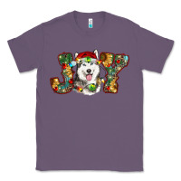 Lavender husky christmas joy Classic Tee - RanaPortraitStore