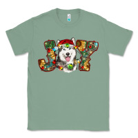 Sage husky christmas joy Classic Tee - RanaPortraitStore