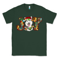 Sports Green husky christmas joy Classic Tee - RanaPortraitStore