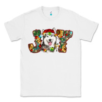 White husky christmas joy Classic Tee - RanaPortraitStore