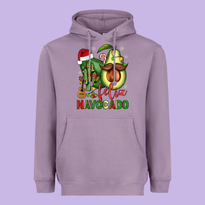 Feliz Navocado Avocado Heavyweight Hoodie Designed By Jahusdesignshop