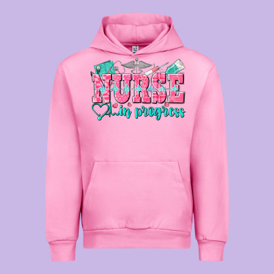 Nurse In Progress Urban Hoodie Designed By Nancycooperartshop