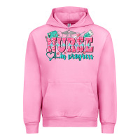 Fuchsia Pink nurse in progress Urban Hoodie - NancyCooperArtShop