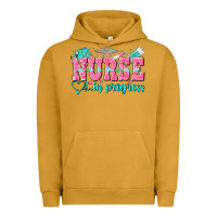 Pigment Peanut Butter nurse in progress Urban Hoodie - NancyCooperArtShop